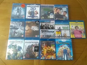 18 Blu Ray Bundle (12 NEW) 2x 3D Megamind Green Hornet 16 Films + 2 Series UK - Picture 1 of 16