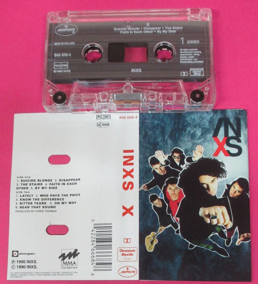 MC INXS X 1990 holland MERCURY 846 668-4 no cd lp vhs dvd - Immagine 1 di 1