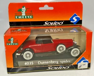 Solido Age d'or 1:43rd Scale #4035 Duesenberg Spider - Picture 1 of 5