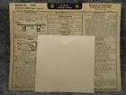 A.E.A. Tune Up System Specification Chart Card Dodge Six 1949 D-30 D-31 &amp; D-32
