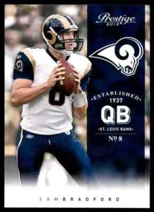 2012 Panini Prestige SAM BRADFORD #182 ST. LOUIS RAMS 🏈 - Picture 1 of 2