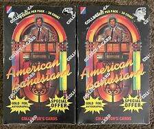 2 Factory Sealed 1993 Dick Clark American Bandstand Trading Card Boxes Autograph