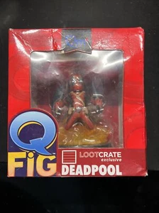 Figura Q-Fig Loot Crate Marvel Deadpool exclusiva 4,5"" Quantum Mechanix estatua - Imagen 1 de 2