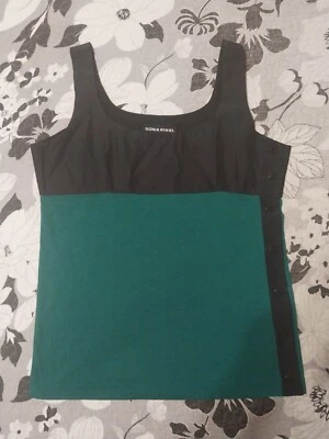 Sonia Rykiel женщин Топ блузка Tencel/шелк/хлопок размер S - Изображение 1 из 4