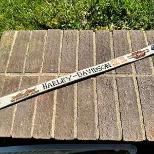 VTG Harley-Davidson An American Legend Motorcycles Black Leather Belt w/ Buckle - Picture 1 of 12