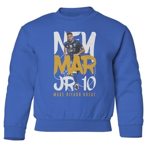 Neymar Jr. - Make Riyadh Great Soccer Star Youth Crewneck Sweatshirt - Picture 1 of 3