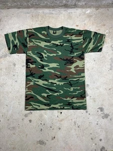 Camiseta Militar Cammo Años 80’s Vintage Talla Hombre’s Cl Multicolor F - Imagen 1 de 6