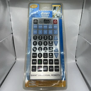 Giant Jumbo Universal Remote TV VCR DVD CABLE Control Big Soft button remote NIB - Picture 1 of 5