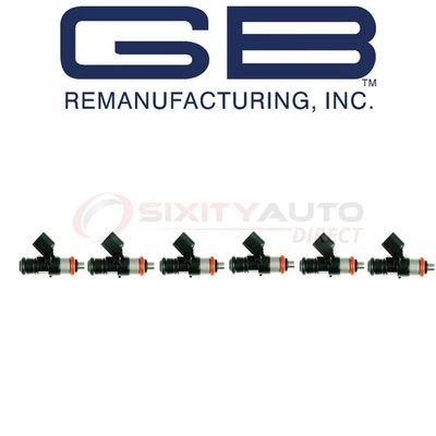 6 pc GB Fuel Injector for 2011-2017 Lincoln MKX - Air Delivery Injection gr Foto 1 de 4