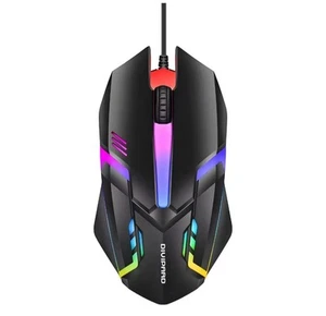 Gaming mouse, Wired USB Optical Mouse For Pc Laptop Computer Scroll UK - Picture 1 of 1