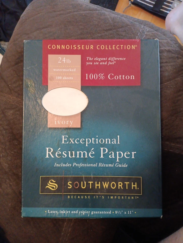 Papel de currículum Southworth 75 páginas Foto 1 de 1