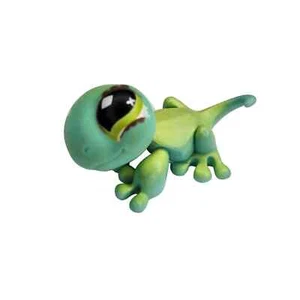 Littlest Pet Shop LPS #492 Green Gecko Lizard Authentic Hasbro 2007 - Picture 1 of 4