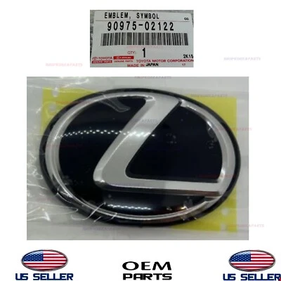Genuine OEM Rear Emblem Symbol 2017-2024 Lexus LS500 LS500h NX200t NX300 NX300h - Image 1 of 2