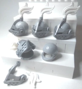 LEGO no minifigure knight HELMETS with VISOR castle knights helmet 21325 31168 - Picture 1 of 1