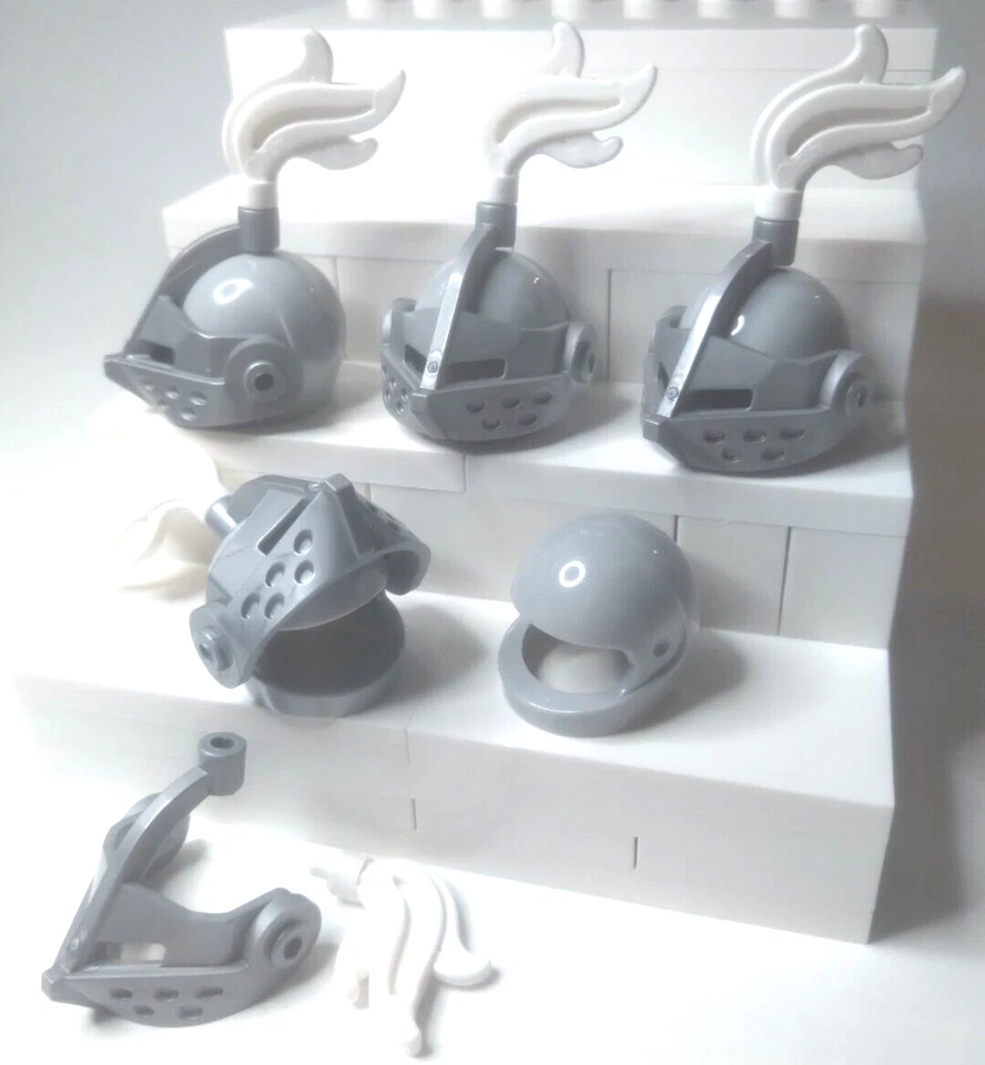 LEGO sin minifigura caballero CASCOS con VISOR castillo caballeros casco 21325 31168 Foto 1 de 1