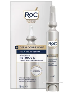 RoC Derm Correxion Fill + Treat Serum Advanced Retinol & Triple HA 15ml NEW - Picture 1 of 4