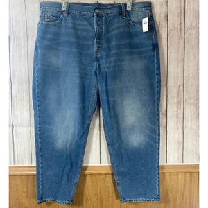 Old Navy SKY-HI Rise Jeans Hochhaus kurz Denim Jeans Größe 20 neu mit Etikett Knopfleiste - Bild 1 von 7
