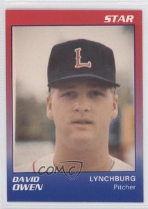 1989 Star Lynchburg Red Sox David Owen (Player Name in White) #16.2