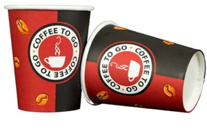 Made in D 2000x Pappbecher Coffee To Go Becher Automatenbecher Cup 180 ml 0,18l - Bild 1 von 2