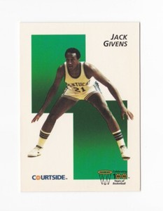 1992 Courtside Flashback #12 Jack Givens Atlanta Hawks Kentucky Wildcats UK