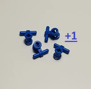 5x Lego® Technic Pneumatic Druckluftschlauch 99021/53895 blau Achsanschluss - Picture 1 of 2