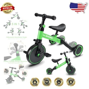 Durable Carbon Steel Toddler Balance Bike - Adjustable Seat for Growing Kids - Picture 1 of 8