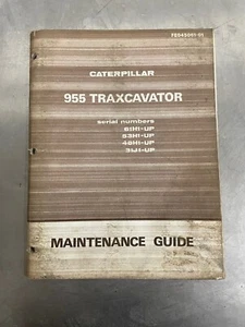 CAT Caterpillar 955 Traxcavator Maintenance Guide Manual - Picture 1 of 2