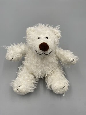 "Oso de peluche blanco Melissa and Doug 7"" juguete de peluche difuso" Foto 1 de 4