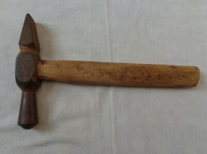 Vintage sowjetischer Hammer Eisenkopf Russland Tischlerei Holzbearbeitung Handwerkzeug UdSSR Werkstatt - Bild 1 von 11
