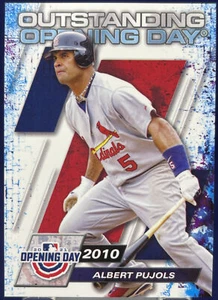 Topps Opening Day 2021 ALBERT PUJOLS CARDINALS OUTSTANDING OPENING DAY Insert - Picture 1 of 2