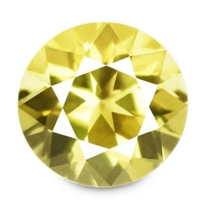 Splendid Natural Citrine 16.75ct Round Cut Blond Yellow Color Mined at Brazil - Imagen 1 de 6