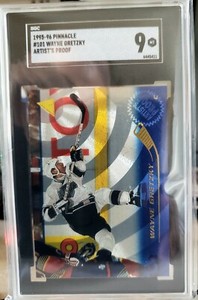 1995-96 PINNACLE ARTIST'S PROOF #101 WAYNE GRETZKY  SGC 9  
