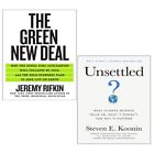Green New Deal Jeremy Rifkin,Unsettled What Climate Steven E. Koonin 2 Books Set
