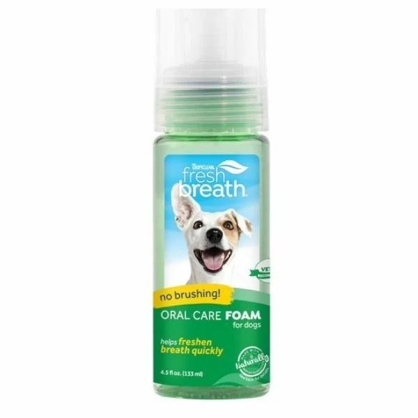 TropiClean Oral Care Foam, 133ml, Quickly Freshens Breath, No Brushing Required - Image 1 of 4