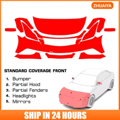 Kit de película de protección de pintura precortada PPF transparente para Infiniti G37 cupé Aero 2011-2016 Foto 1 de 4