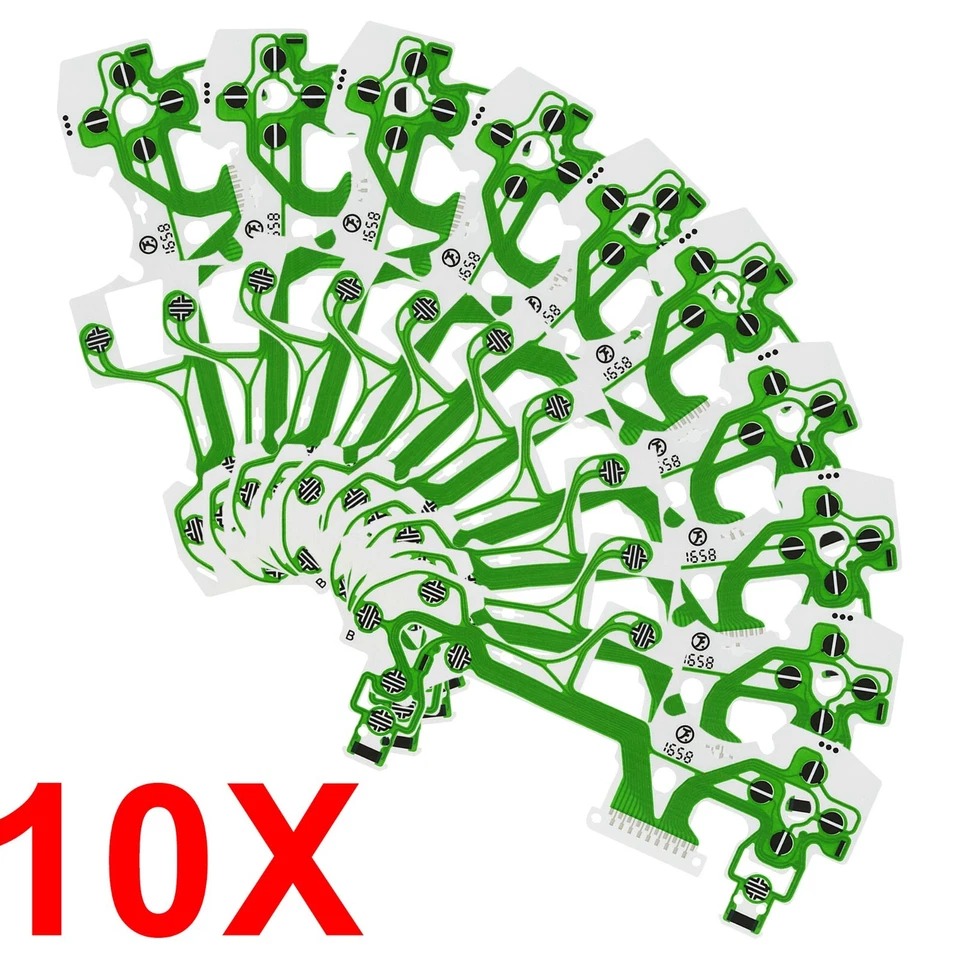 10X OEM Keypad Membrane Conductive Film Flex Cable For PS4 Dualshock Controller - Image 1 of 1