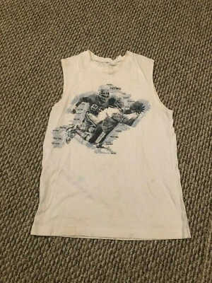 Camiseta sin mangas de fútbol blanca Pro Spirit para niños talla grande 12/14 Foto 1 de 4