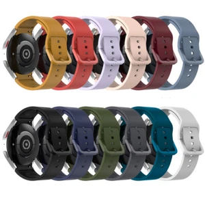 For Samsung Galaxy Watch 4 5 Pro 6 Silicone Sport Band Strap 40/44/42/46/43/47mm - Picture 1 of 57