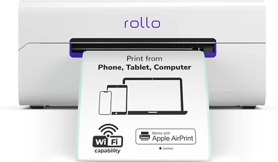 Wireless Label Printer - Wi-Fi Thermal Printer for Shipping Packages - Airprint  - Image 1 of 4