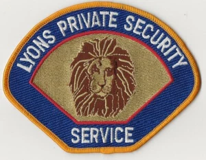 LYONS PRIVATE SECURITY SERVICE Patch - Picture 1 of 1