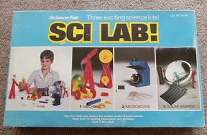 Vintage 1987 Radio Shack Science Fair Sci Lab 3 Science Kits Rare Incomplete Box - Picture 1 of 4