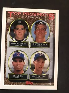 1993 Topps Baseball Chipper Jones Atlanta Braves Top Prospects RC #529 - Picture 1 of 2