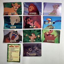 VTG Disney The Lion King Character Cards Set Of 10 Trading Cards SkyBox 1990s