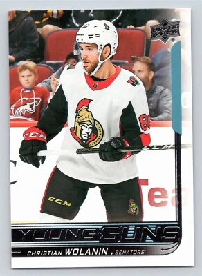 CHRISTIAN WOLANIN RC YOUNG GUNS 2018-19 UPPER DECK 18-19 NO 460            83708 - Image 1 of 2