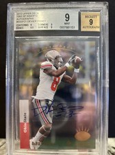 2012 Upper Deck FB 93 SP Inserts-DeVier Posey #93SP-21 Rookie Auto BGS 9/9