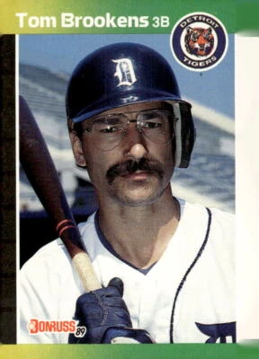 1989 Donruss #508a Tom Brookens - Image 1 of 2