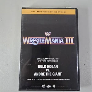 WWF Wrestlemania III 3 Championship Edition 2 DVD set - Hogan - Andre - Piper - Picture 1 of 7