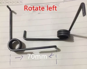 Neu 5 Stück Drahtdurchmesser: 2,8 mm Miniatur Torsionsfeder links drehen - Bild 1 von 4