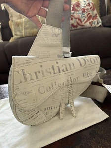 Christian Dior Saddle Bag x Daniel Arsham Collaboration Limited Edition! Rare! - Picture 1 of 24