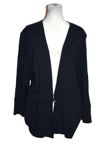 Charter Club Women's Navy Blue Open Front Cardigan Sweater Size XXL NWOT - Picture 1 of 2